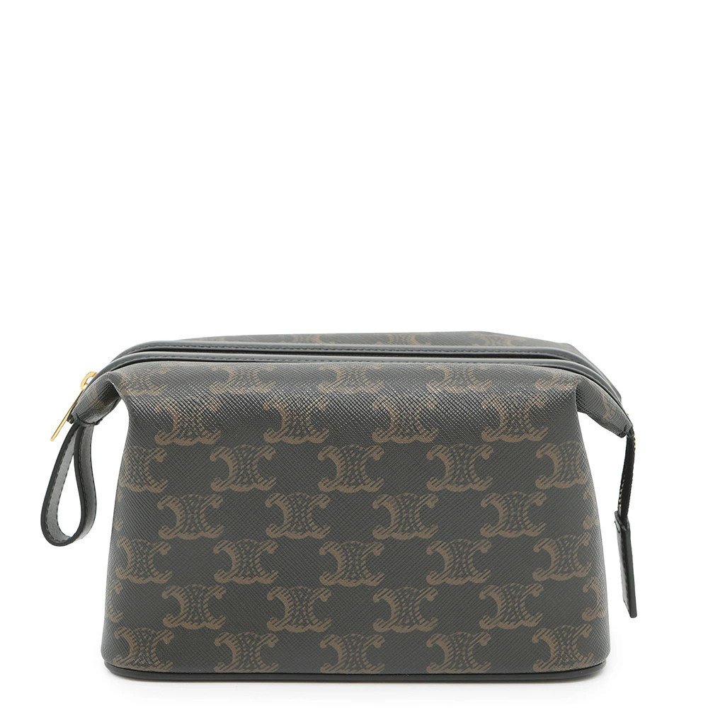 Celine Triomphe Toilet Pouch Clutch Accessory Case Makeup